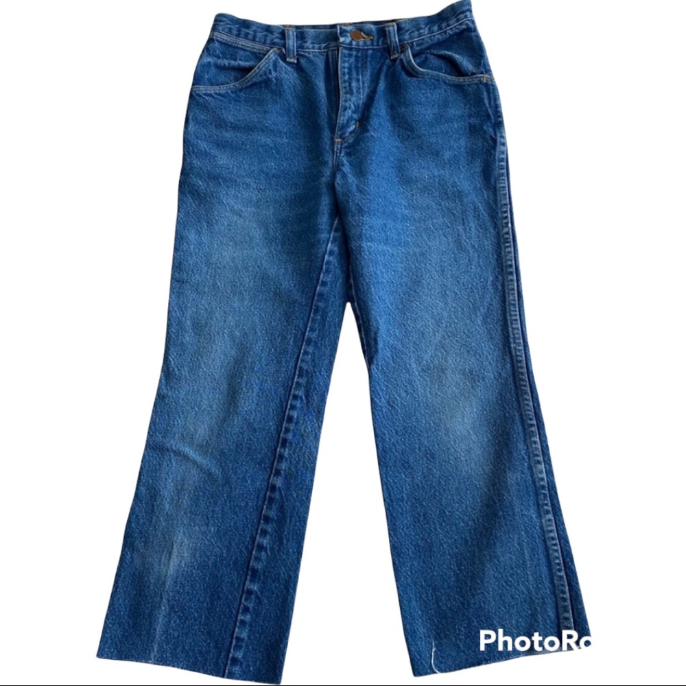 Big Ben Cropped Raw Hem Jeans Size 25